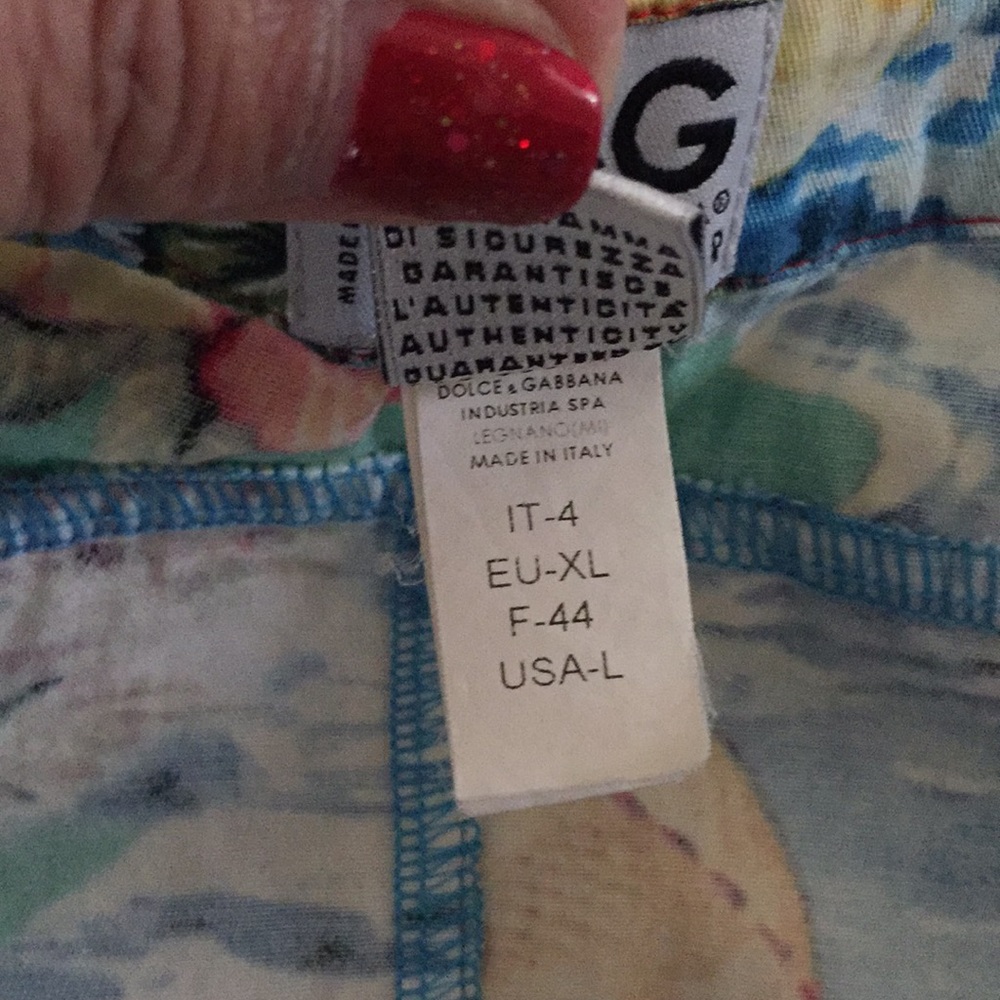 Y2K Vintage Dolce and Gabbana tropical Hawaii skirt - Picture 4 of 6